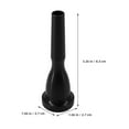 thumbnail image 5 of SEWCHICS Black Plastic Trumpet Mouthpiece Replacement with Clear Sound for Musical Performance and Practice, 5 of 7