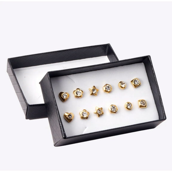 Surgical steel stud earrings set | tarnish free earrings Hypoallergenic earrings