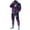 Dark Purple, variant on JHLZHS Mens Lederhosen Outfit Green Men's 2024 Sportswear 2 Piece Sportswear Suit Men's Casual Sports Print Hooded Sweatpants Jogging Suit S 3Xl Cowboy Outfit for Men Western