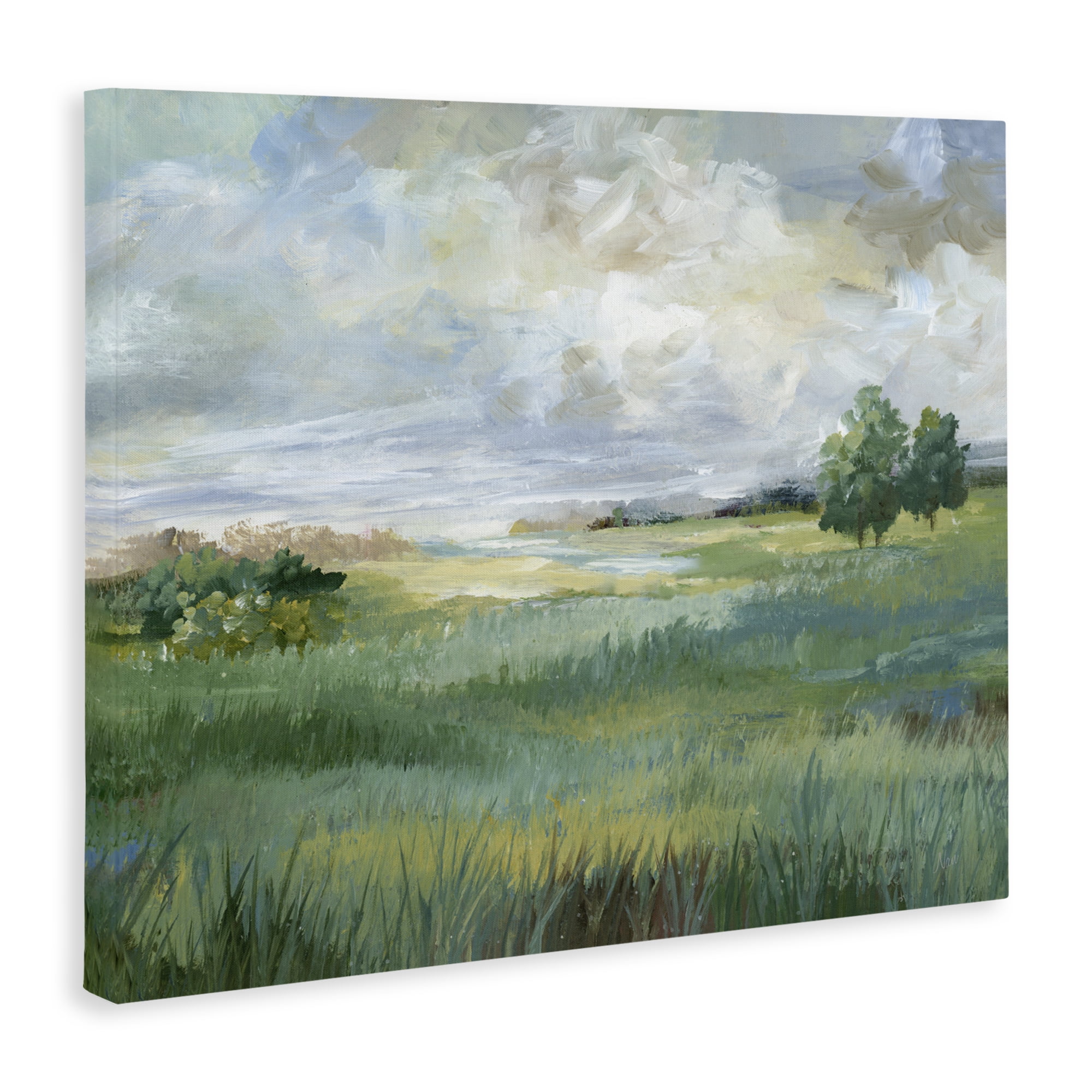 Stupell Industries Idyllic Summer Field Canvas Wall Art, design by Nan