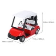 thumbnail image 2 of FELTECHELECTR Juego de vehículos a escala 1:20, juguete para decoración de escritorio de oficina, modelo de carrito de golf, 2 of 2