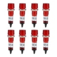 thumbnail image 1 of Unique Bargains Signal Indicator Dash Light DC 24V LED Bulbs XD10-3 Red 10mm Panel Mount 8Pcs, 1 of 5