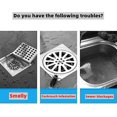 thumbnail image 2 of BEMS-(dinosaurio verde) tapón de baño de silicona desodorante drenaje de ducha, 2 of 5
