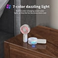 thumbnail image 6 of RUXAN Portable Pocket Fan with USB Rechargeable Battery 3 Speed Handheld Fan Lanyard Personal Desk Table Fan for Daily,Travel, Outdoors, Hiking, Camping, 6 of 12