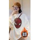 thumbnail image 1 of Wunder Spider-Man Herbst und Winter lang ärmel iger Rundhals ausschnitt zweifarbiges Pailletten-Sweatshirt mit Gesichts wechsel plus Samt zum Warmhalten, 1 of 5