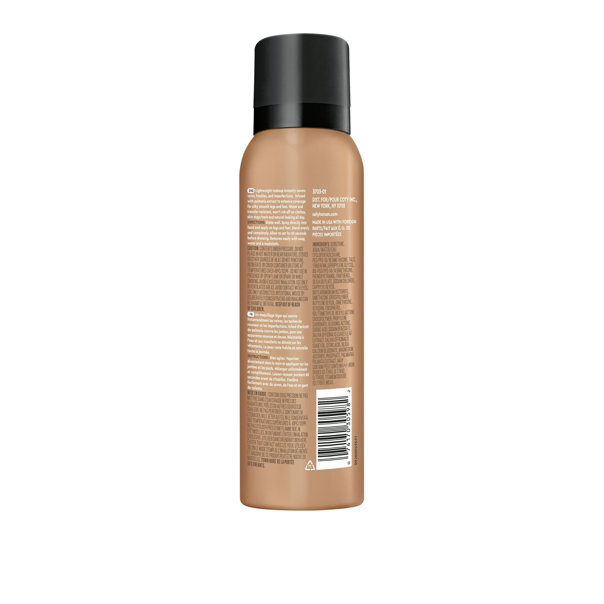 Sally Hansen Airbrush Legs Leg Makeup, Light Glow 4.4 oz