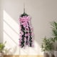 thumbnail image 5 of Artificial Violet Rattan Hanging Orchid Basket | Silk Simulation Flower Vine | Lifelike Wall Décor for Living Room Balcony Home | 90 cm Long | 2-5 cm Flowers | 1 Piece, 5 of 6