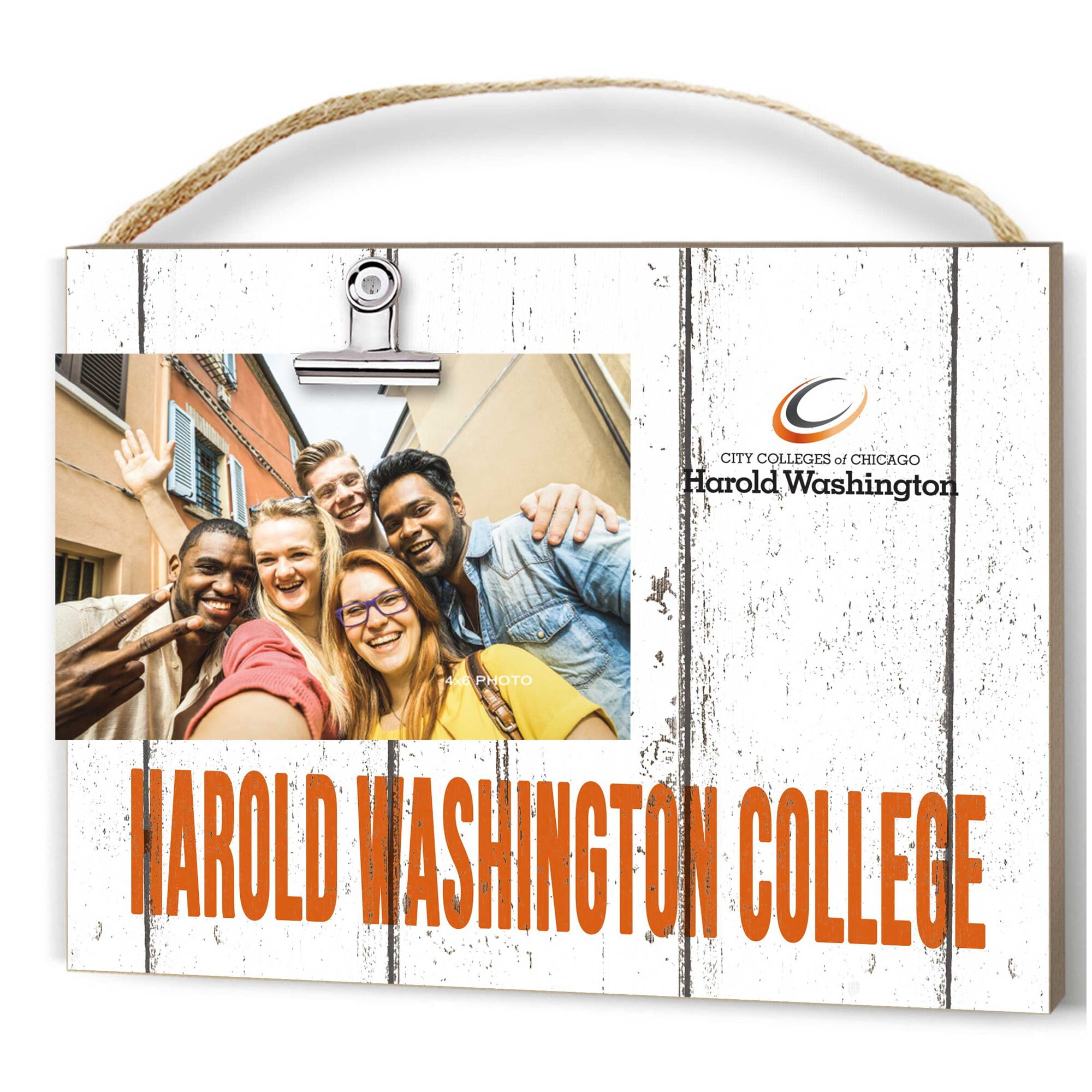 Harold Washington College Phoenix 8'' x 10'' Weathered Design Clip It