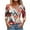 Retro Print-Multicolor, variant on Jewelreauty Women Long Sleeve V Neck Shirts Plaid Retro Print Casual Tunic Tops Summer Going Out Blouses (S, Yellow)