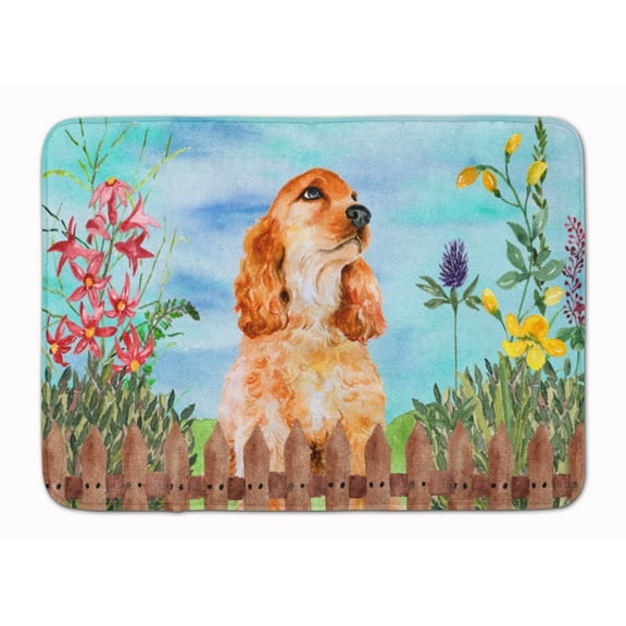 Cocker Spaniel Spring Machine Washable Memory Foam Mat