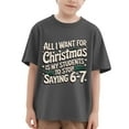 thumbnail image 2 of BOOMNY Toddler Baby Boys Tshirts Short Sleeve T Shirts For Kids Letter Graphic Breathable Loose Fit Cozy Childrens Athletic Tees, 2 of 3