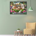 thumbnail image 4 of Cuadros Decorativos Diamante pintura 5D parque asiento animales DIY completo redondo taladro arte Kit Rhinestone Ehuebsd Nuevos Originales, 4 of 8