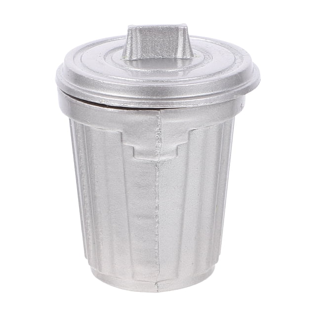 MasteelfCA Miniature Trash Can Garbage Pail Garbage Tin Cup Holder Garbage Cans Decoration Accessories