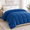Dark Blue-Oversized King Plus(120''x128''), variant on Alaskan Kingforter 132"x 120"- Oversized Extra Large Cloud Soft Marshmallow Puff Lightweight Quilted Down Alternative Fbreathable