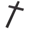 thumbnail image 4 of WHAMVOX Black Wooden Wall Cross for Decorating Unique Design Compact Size Fits Any Home Style Perfect Gift, 4 of 8
