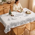 thumbnail image 3 of MMJ Christmas Coloring Table Cover DIY Activity Tablecloth, Washable Protective Cover for Holiday Party Table Christmas Decor 40x60in, 3 of 7
