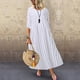 thumbnail image 2 of Vestido casual de verano con estampado de manga corta y cuello redondo para mujer Fridja  bnh2419, 2 of 8