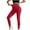 111#Red, variant on Women's Workout Leggings Scrunch Butt Lifting High Waisted Tummy Control Seamless Leggings Gym Yoga Soft Peach Lift Leggings Compression Tights,Womens Capri Leggings With Pockets