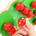 thumbnail image 5 of ChicYu Magnetic Wooden Fruit Tree Toy Early Education Educational Hand-Eye Coordination Training Toy Easy to Operate Enhances Fine Motor Skills for Toddlers​, 5 of 5