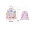 thumbnail image 3 of Mochila De Lentejuelas Unicornio Para Niñas Bolsa Kinder Con Pelusa Xtellar rosa, 3 of 3