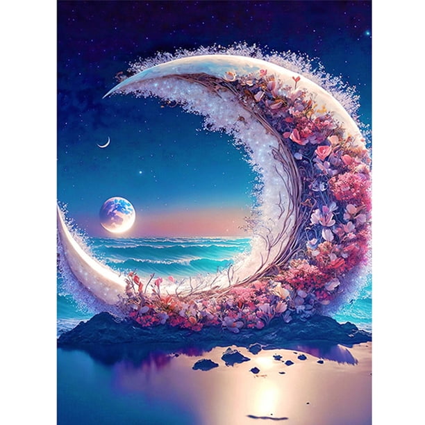 Kit de pintura por números DIY flor de mar mano aceite arte imagen artesanía decoración del hogar (H576) FLhrweasw Nuevo