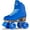 Blue, variant on Crazy Skates Retro Roller Skates | Classic Quad Skates for Men, Women, Boys and Girls