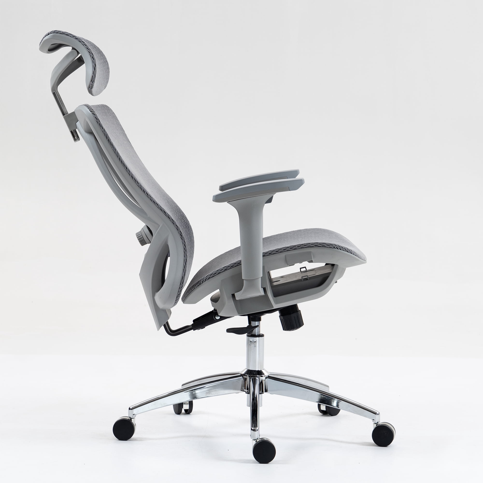 KOSSMAI Home Office High Back Ergonomic Swivel Mesh Computer Desk Chair with Flip-up Arms Grey