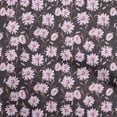 thumbnail image 1 of oneOone Tissu Polyester Spandex Vin Floral Rétro Matériel de Robe Tissu Imprimé Tissu au Mètre 56 Pouces de Large, 1 of 5