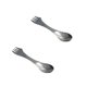 thumbnail image 3 of DGLQMYX - Juego de cubiertos de titanio para picar (2 piezas, tenedor, tenedor de cocina, 1 cuchara y 3 cucharas), para exteriores, cocina, comedor y bar, artículos para el hogar, 3 of 3