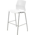 thumbnail image 2 of Home Square 30" Plastic Bar Stool in White - Set of 3, 2 of 2