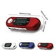 thumbnail image 4 of Cateissary Mini reproductor de MP3, unidad flash, reproductor de música LCD ligero con conector de audio de 3,5 mm, apagado automático, control Sistemas de cine en casa Rojo, 4 of 6