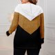 thumbnail image 4 of Chaquetas y abrigos casuales sin capucha de manga larga para mujer, cárdigan holgado informal a rayas de gran tamaño, chaqueta de manga larga, blusa para mujer, 4 of 4