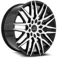 thumbnail image 2 of 22x8.5 Cavallo CLV-24 Gloss Black & Machined Wheel 5x4.5/5x120 (38mm), 2 of 2