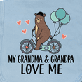 thumbnail image 3 of Inktastic Grandma Grandpa Love Me Baby Burp Cloth, 3 of 3