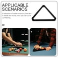 thumbnail image 4 of OUNONA Support de Billard Triangle Rack Accessoires de Billard Résine Noir Lot de 1, 4 of 8
