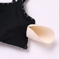 thumbnail image 4 of IBTOM CASTLE Layered Workout Sets for Women 2 Piece Polka Dot Sports Bra High Waist Shorts Gym Active Yoga Pilates Outfits Black, 4 of 7