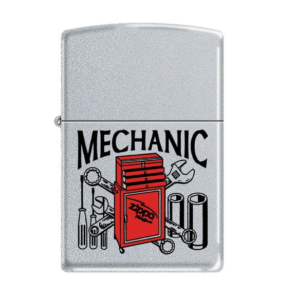 Zippo Lighter - Personalized Message Engraved on Backside for Tradesman Craftsman Maintenance Worker Specialist (Mechanic #Z283)
