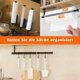 thumbnail image 2 of 2X Toallero Sin Taladrar, Toallero Extensible para Pegar para BañO y Cocina, Soporte para PañOs de Cocina en la Pared, Negro, 2 of 5