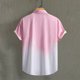 thumbnail image 4 of Blusa y camisa de manga corta con cuello vuelto Camisa casual para hombre Camisa de bolos vintage de manga corta Camisas de verano Camisa abotonada Blusa para hombre Poliéster, 4 of 4