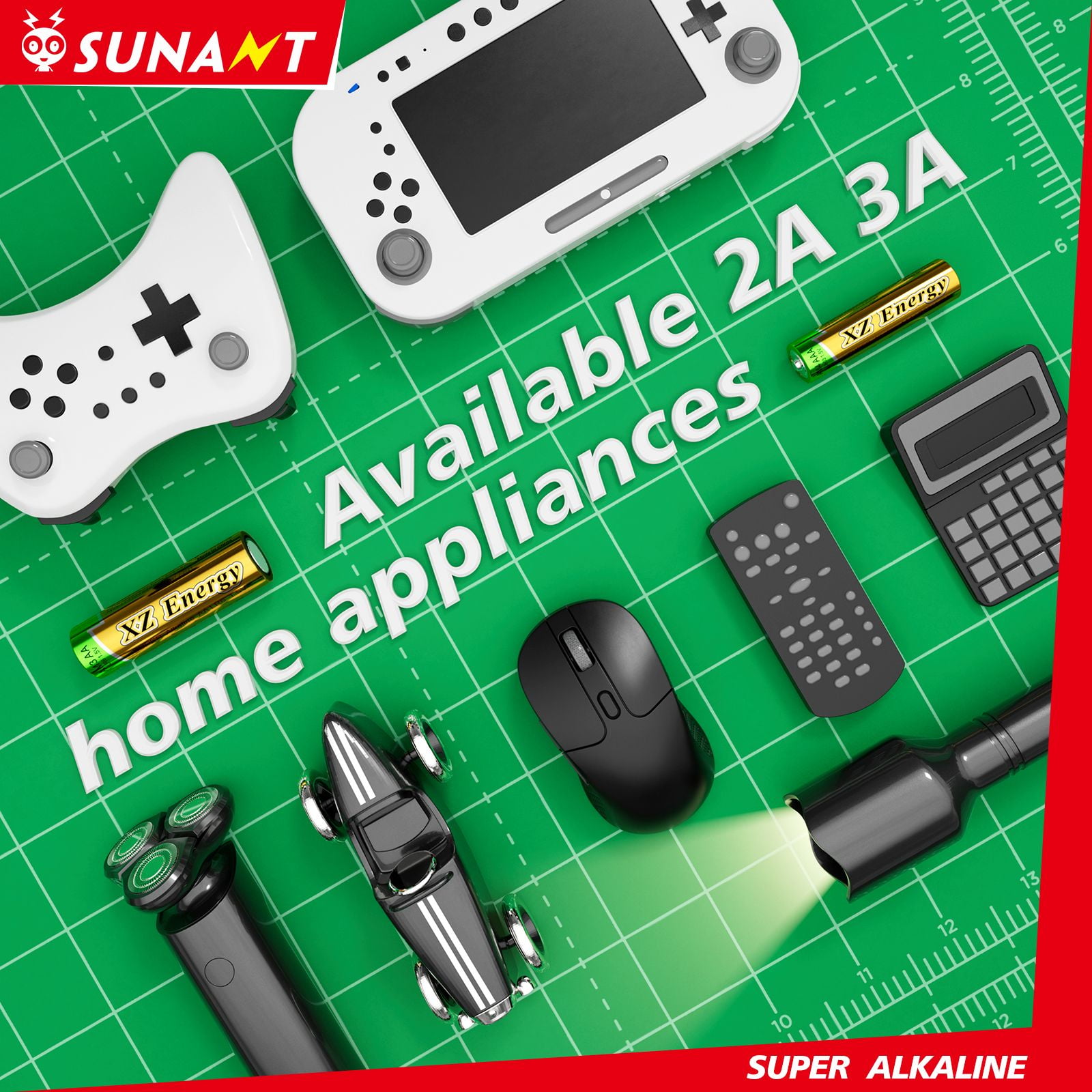 Super Alkaline Power AA Battery(40PCS), Double A Long Acting Alkaline Battery, Suitable For Home And Office Equipment
