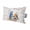 Pink Blue Off White, variant on Outdoor Head Pillow,Rustic Spring Flower Wood Board Waterproof Neck Throw Pillowcase with Elastic Strap&Insert,Farmhouse Bird Nests Egg Cushion Cases for Beach Pool Chaise Chair,1 Pack