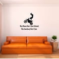 thumbnail image 3 of Brave Don'T Live Forever The Cautious Don'T Motorcycle Jumping Trick Sports Score Winner Loser Player Winner Touch Down Win Referee Decorating Ideas Wall Decal Sticker - Size: 30 In X 27 In, 3 of 5