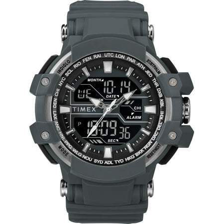 Bug Watch - Men's Tactic DGTL Big Combo Dark Gray/Negative Watch, Resin Strap