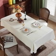 thumbnail image 5 of Mantel de picnic 59x39in material de PU rectangular | Paño impermeable para la cena de fiesta | Cubierta de mesa decorativa para comedor, oficina, mesa de centro | Fácil de limpiar, duradero, 5 of 5