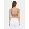 thumbnail image 4 of Ribbed Sleeveless Crop Top, 4 of 5