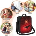 thumbnail image 5 of Naloa Black Spider Web With Spiders Lunch box Lunch bag for men women Large capacity Lunchbox Insulated Lunch bag Lunch box cooler, 5 of 7