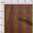 thumbnail image 1 of oneOone Georgette Viscose Fabric Tartan Check Print Fabric BTY 42 Inch Wide, 1 of 4