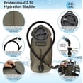 thumbnail image 5 of Lightweight Hydration Backpack with Vest Style Straps & 2.5L TPU Water Bladder, Versatile Sleek Multi-Pocket Pack for Hiking, Cycling, Running, Backpacking, Travel, 5 of 6