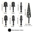 thumbnail image 2 of Uxcell 7Pcs Juego de Brocas de Herramienta de Engrosamiento Set de Reparación de HVAC con Herramienta de Flaring 5 en 1, 1/4" 3/8" 1/2" 5/8" 3/4" 7/8", 2 of 7