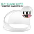thumbnail image 2 of KFFKFF Electric Commercial Cotton Candy Machine 21" Acrylic Clear Plastic Cotton Candy Cover for Floss Maker, Clear, 2 of 9